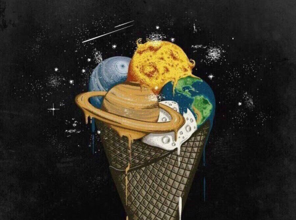 Мороженое арт