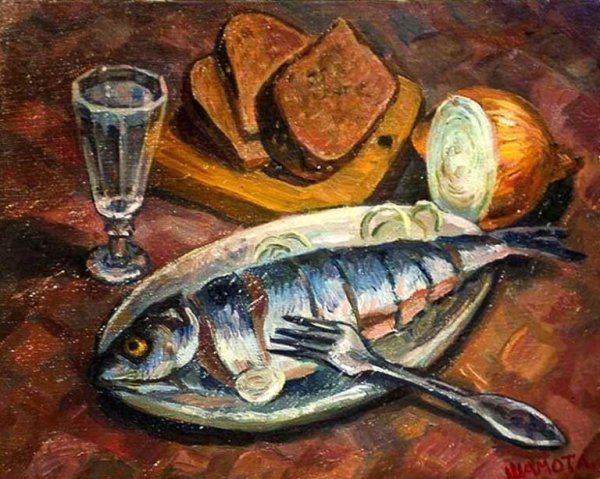 Картина селёдка Петров Водкин