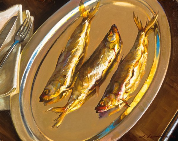 Картина рыбы селедка