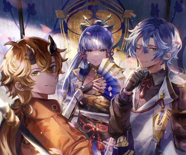 Камисато Аято и Аяка