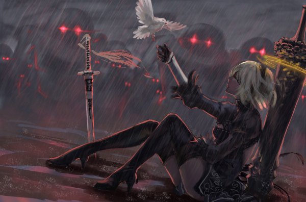 NIER Automata катана 2b