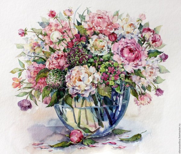 Цветы букет арт