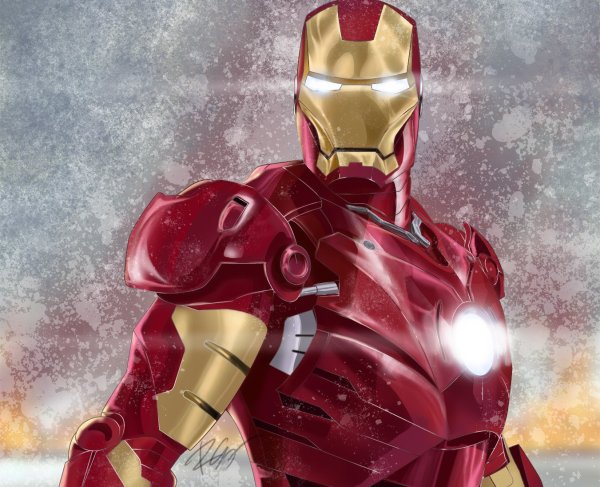 Арты Марвел Железный человек