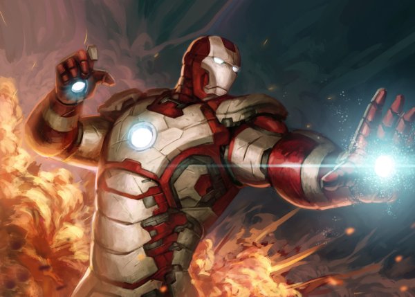 Марвел Железный человек арт