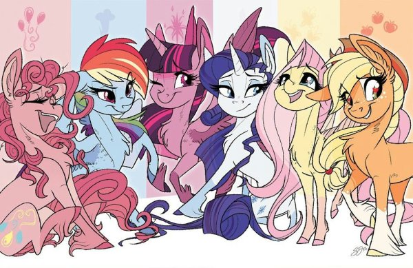Родители mane6 МЛП