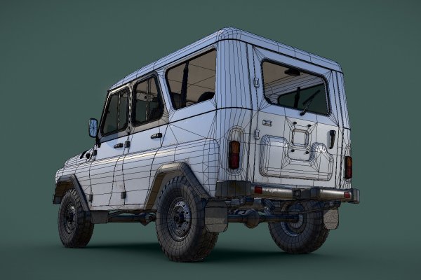 УАЗ 469 Hunter 3d model