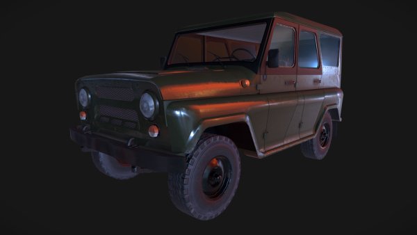 УАЗ 469 3d модель