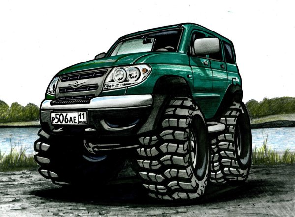 УАЗ Патриот лоурайдер