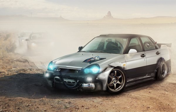 Дрифт Lada Приора