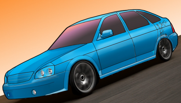 Мультяшная Приора