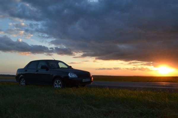 ВАЗ на закате