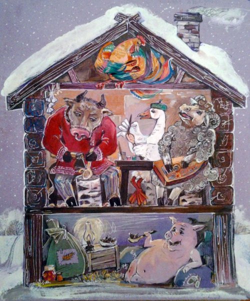 Зимовье зверей