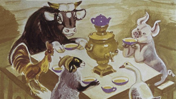 Русские сказки зимовье зверей