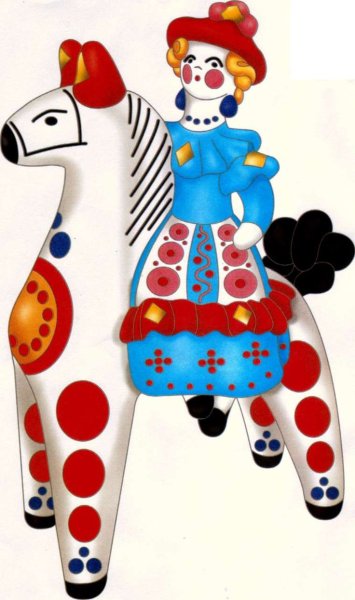 Дымковская игрушка Дымковская роспись