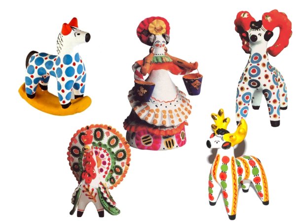 Дымковская игрушка Слобода Дымково