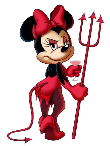 Минни Маус дьявол