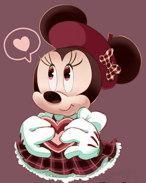 Микки и Минни Маус в аниме