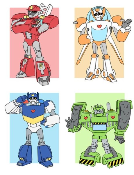 Трансформеры боты спасатели Хитвейв