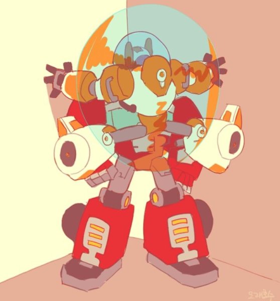 Робот спасатель арт