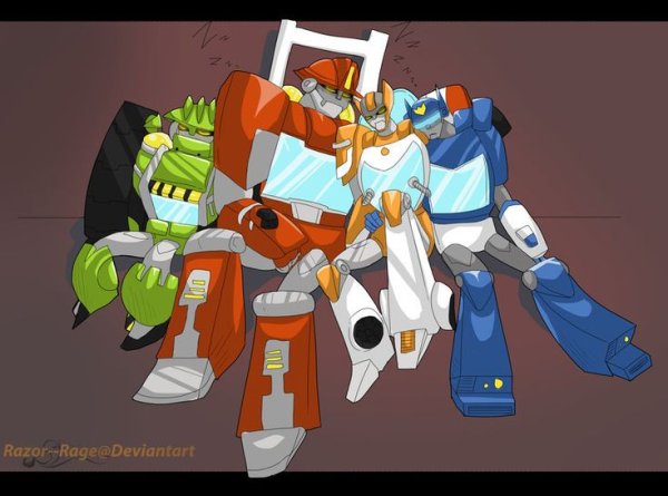 Трансформеры боты спасатели хентай Дени