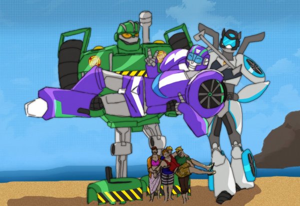 Трансформеры боты спасатели Вирл