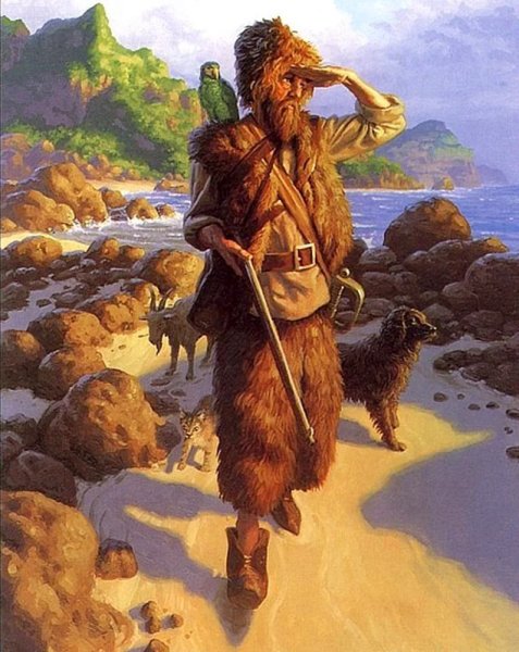 Робинзон Крузо иллюстрации