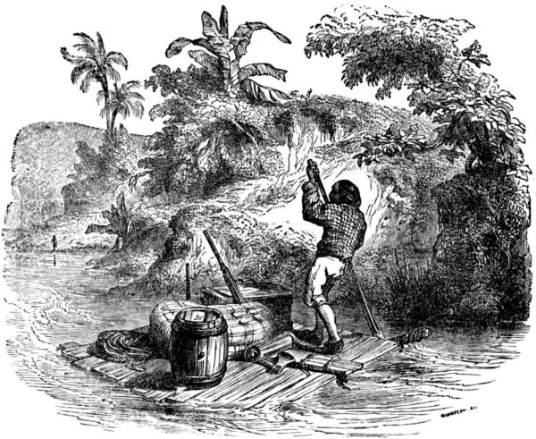 Жан Гранвиль Робинзон Крузо