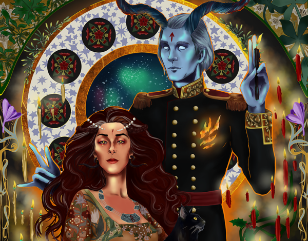 Кощей и Марья Моревна арт