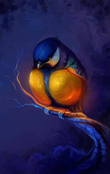 Синичка арт