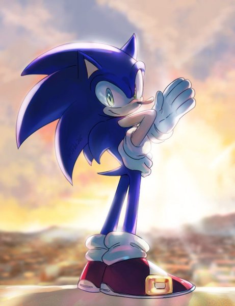 Ежик Соник арт