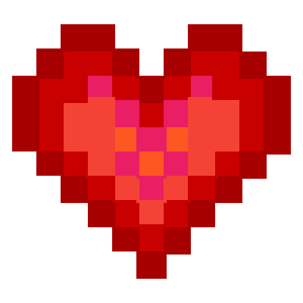 Сердечко из МАЙНКРАФТА