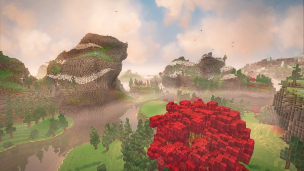 Красивые пейзажи в МАЙНКРАФТЕ арт