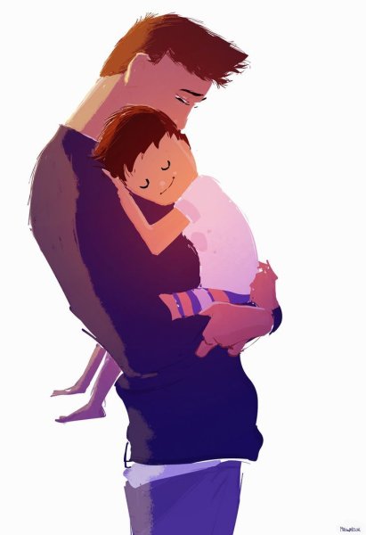 Родители и дети арт