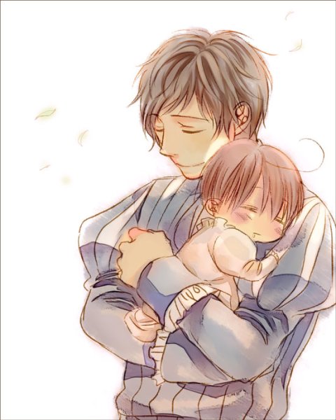 Аниме отец и ребенок