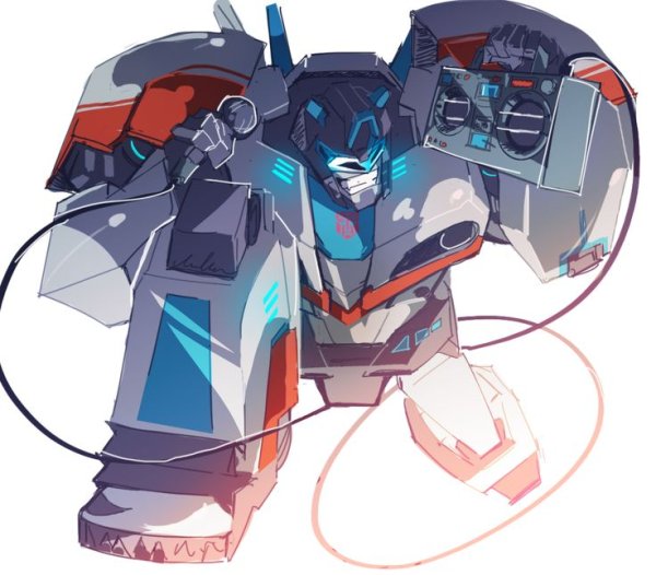 Трансформеры Прайм Сайдсвайп и джаз