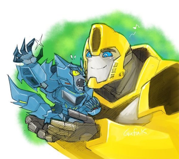 Бамблби и Стронгарм шипы