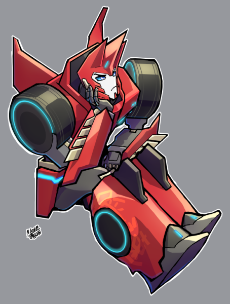 Сайдсвайп трансформер арт