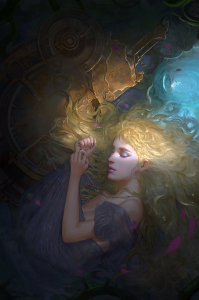 Спящая красавица арт