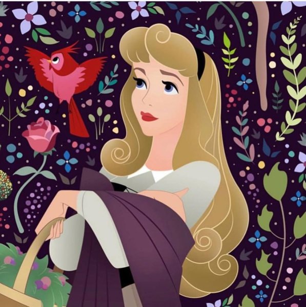 Спящая красавица Дисней арт