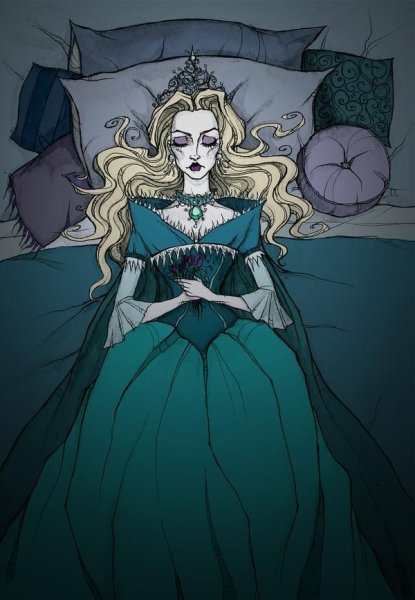 Спящая красавица арт