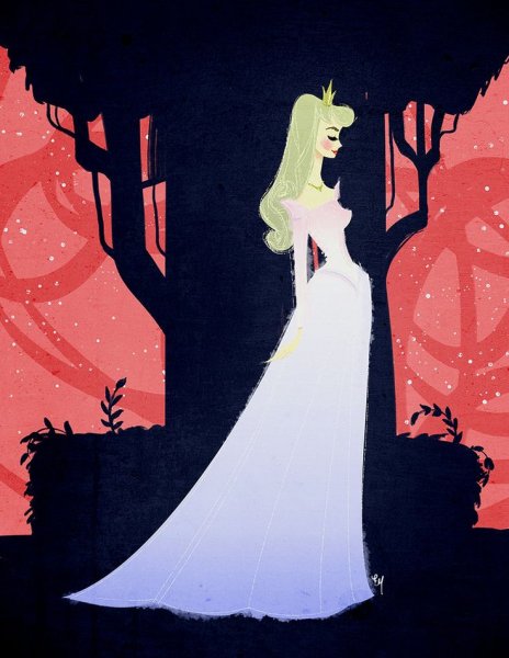 Спящая красавица Аврора арт