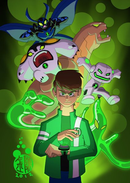 Бен Тен арт пришельцы