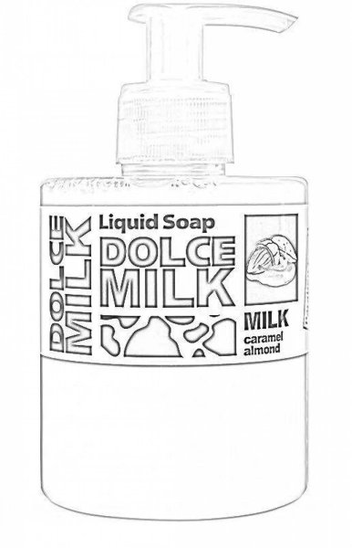 Косметика из бумаги раскраска Дольче Милк
