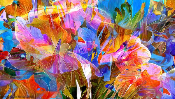 Живопись разноцветный