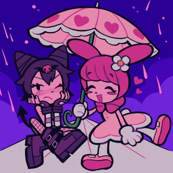 Куроми и май Мелоди арты