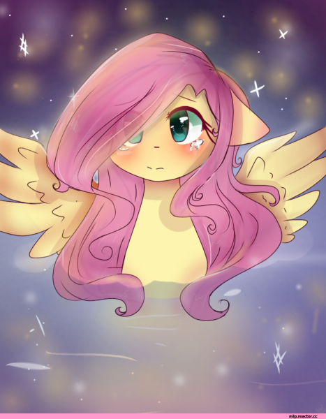 Флаттершай пони арт