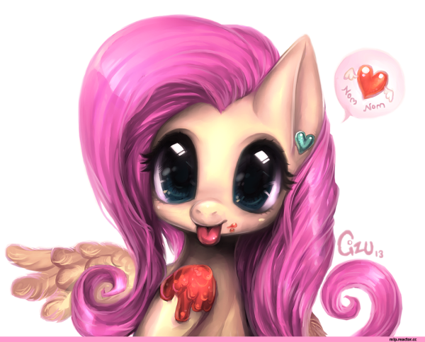 Милая Флаттершай арт