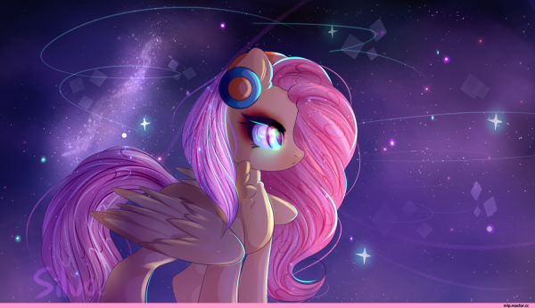 Флаттершай пони арт