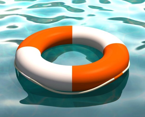 Спасательный круг зеленый