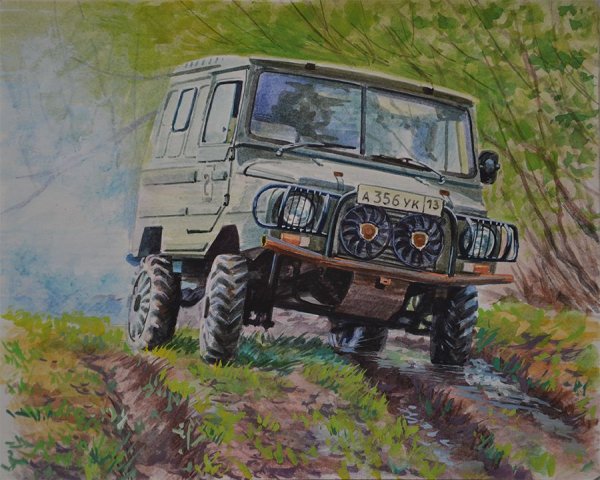 ЛУАЗ 969 рисунок
